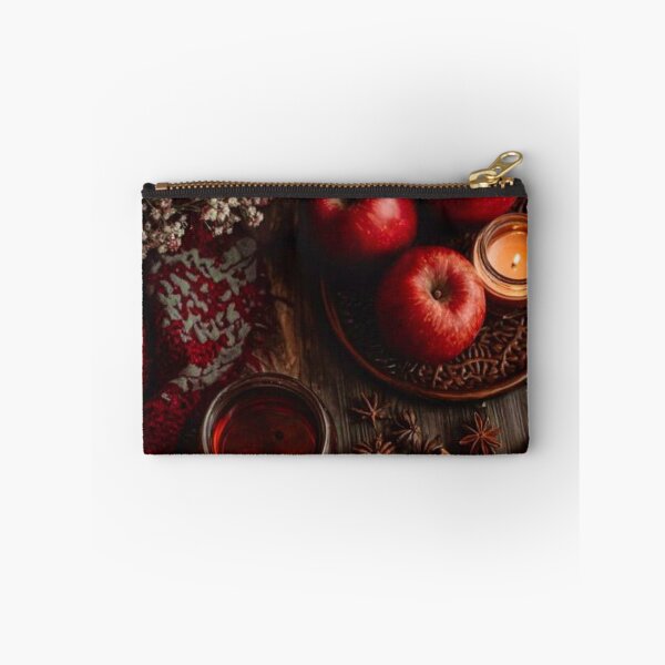 Item preview, Cozy Autumn Flatlay — Red Apples, Cinnamon, Star Anise & Candle Still Life designed and sold by LYAN-STORE.