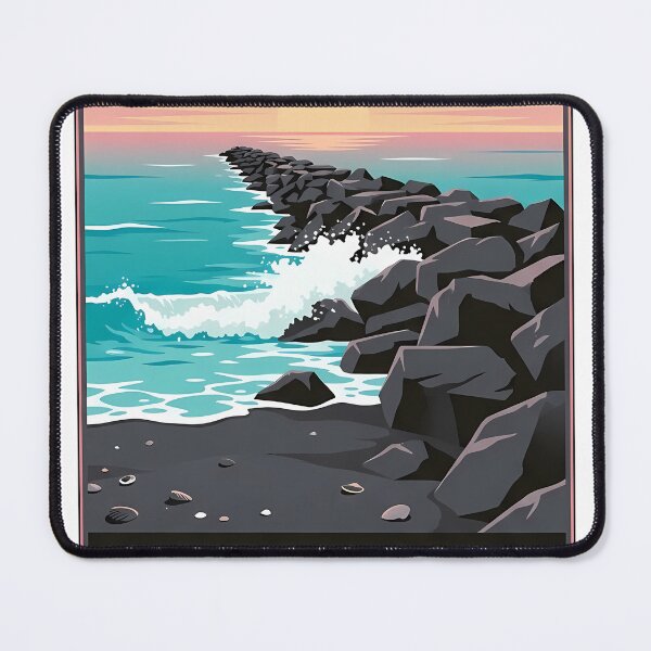 Item preview, Alabama Point Jetty Gulf Shores Sunrise Art Deco Sticker designed and sold by DetourDgn.