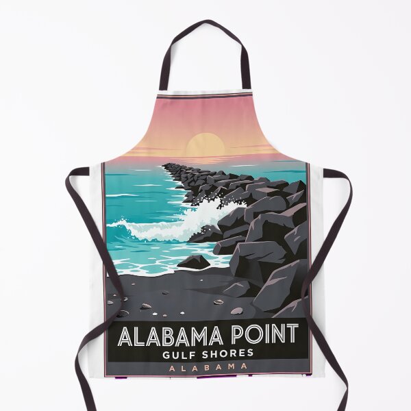 Item preview, Alabama Point Jetty Gulf Shores Sunrise Art Deco Sticker designed and sold by DetourDgn.