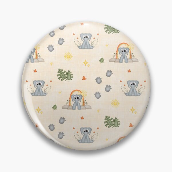 Item preview, Cute Safari Elephant Pattern - Earthy Boho Wildlife designed and sold by PatternUnique.