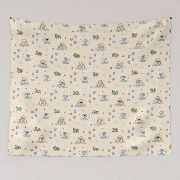 Item preview, Cute Safari Elephant Pattern - Earthy Boho Wildlife designed and sold by PatternUnique.