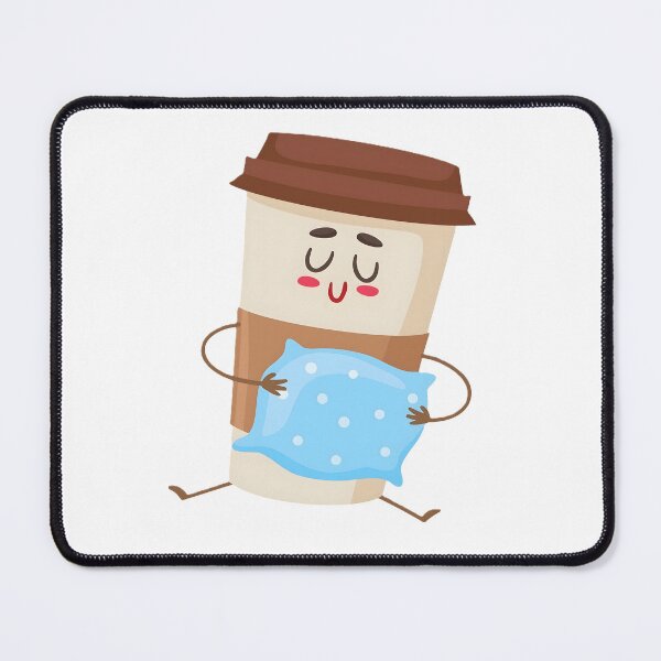 Item preview, Cute Sleeping Coffee Cup Hugging Pillow Morning Humor designed and sold by Pyt27.