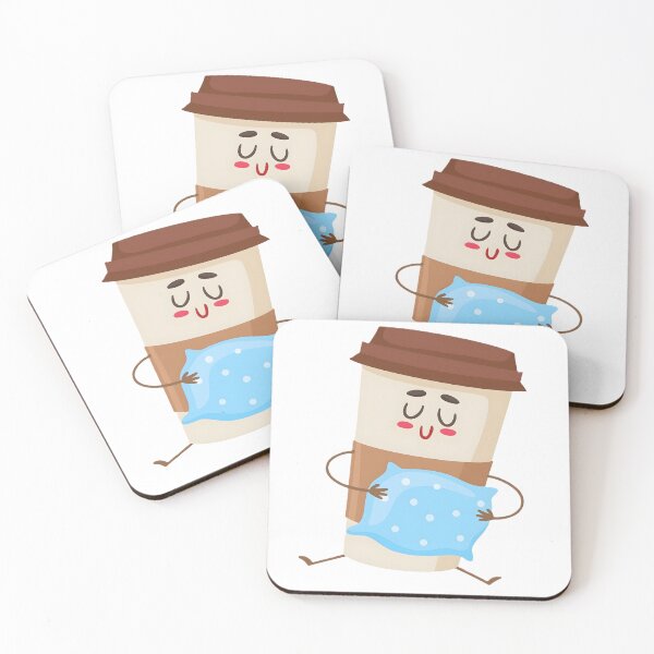 Item preview, Cute Sleeping Coffee Cup Hugging Pillow Morning Humor designed and sold by Pyt27.