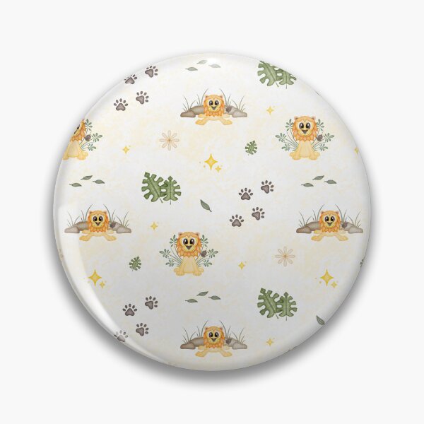 Item preview, Cute Safari Lion Pattern - Earthy Boho Wildlife designed and sold by PatternUnique.