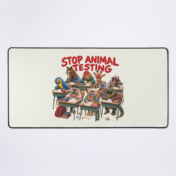 Item preview, Stop Animal Testing Cute Animals Taking Tests Teachers designed and sold by SunfullyYours.