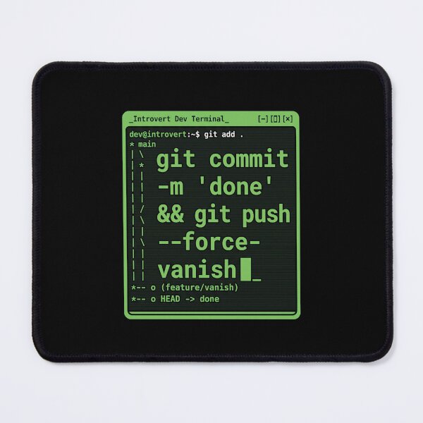 Item preview, Developer Git Push Force Vanish Funny Coder Gift designed and sold by Ixnor.