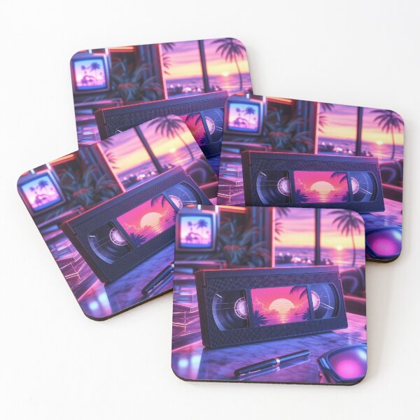 Item preview, Vaporwave VHS Sunset designed and sold by vapormoon.