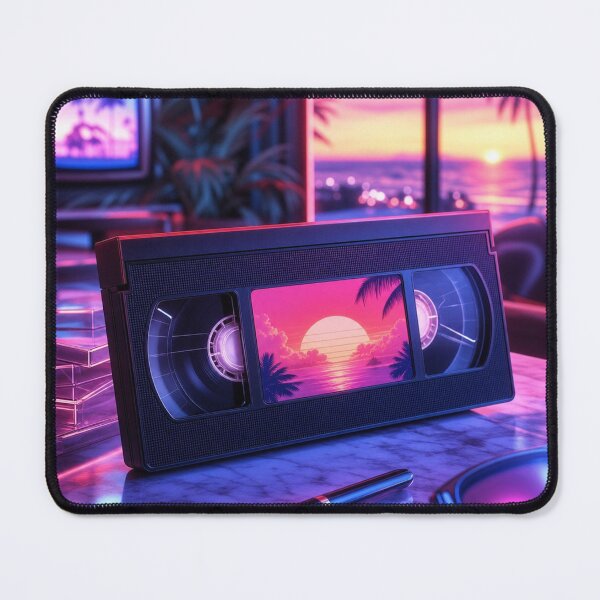 Item preview, Vaporwave VHS Sunset designed and sold by vapormoon.