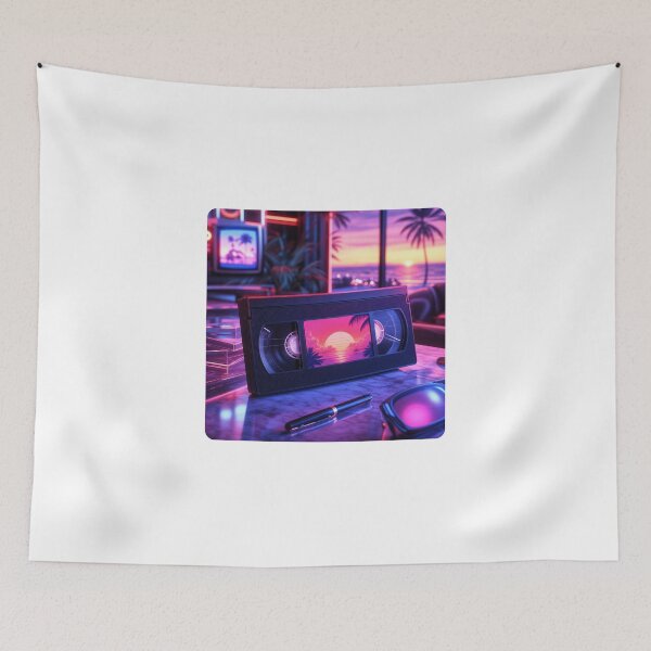 Item preview, Vaporwave VHS Sunset designed and sold by vapormoon.