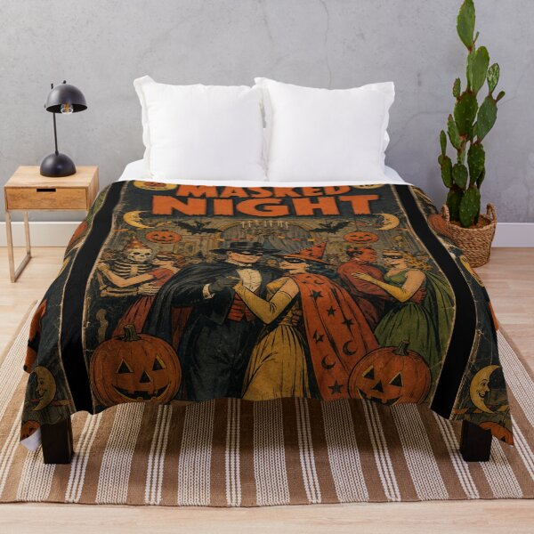 Item preview, Antique Halloween Comic Book Cover Art: Masquerade Gathering designed and sold by bapupa.