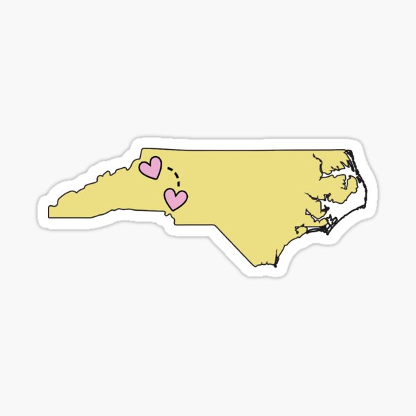 Charlotte to Boone Sticker