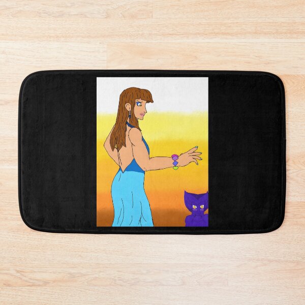 Item preview, Stylish Woman with Colorful Accessories designed and sold by Catsi-Nook-Art.