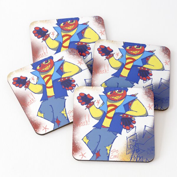 Item preview, Cool Monster Character with Spiky Hair designed and sold by Catsi-Nook-Art.