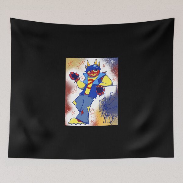 Item preview, Cool Monster Character with Spiky Hair designed and sold by Catsi-Nook-Art.