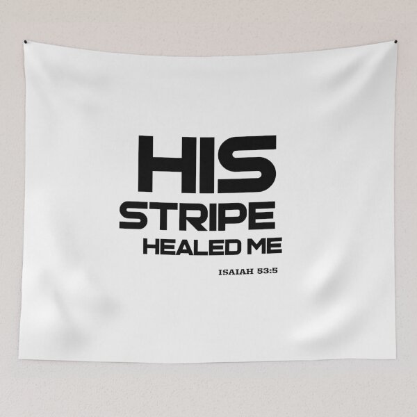 Item preview, His stripe healed me Isaiah 53 5 designed and sold by Godsherritage.