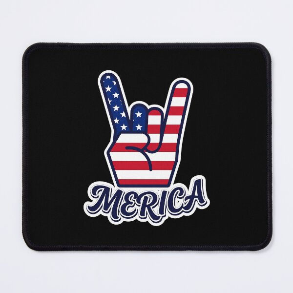 Item preview, Merica American Flag Rock Hand Design designed and sold by AnthonyQuirin.