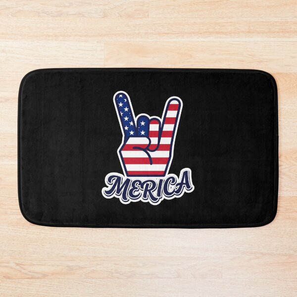 Item preview, Merica American Flag Rock Hand Design designed and sold by AnthonyQuirin.