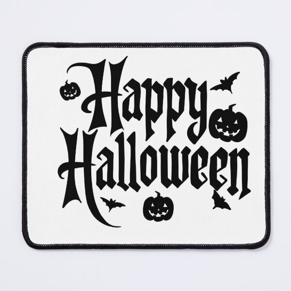 Item preview, Happy Halloween Gothic Typography — Spooky Pumpkins & Bats Lettering designed and sold by LYAN-STORE.