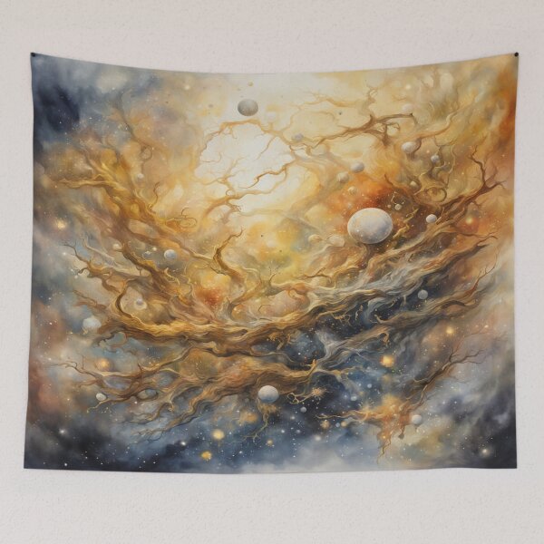 Item preview,  Cosmic Root Nebula – Painterly Night Growth  designed and sold by FotoworldEdel.