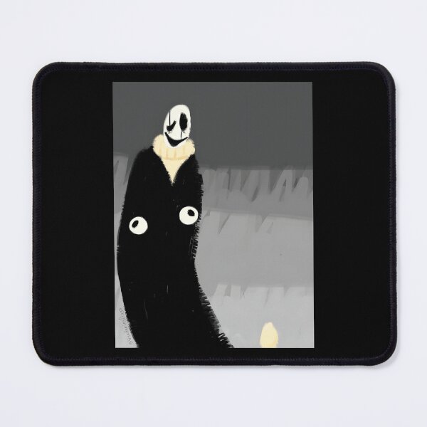 Item preview, Spooky Black Figure with Smiling Mask designed and sold by Catsi-Nook-Art.