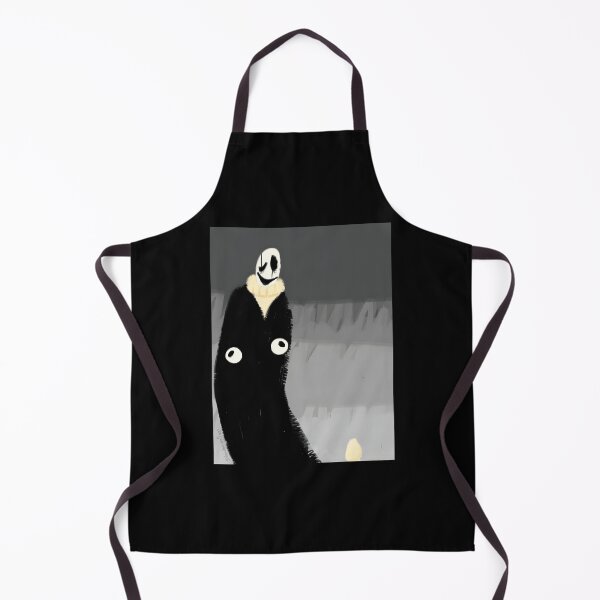 Item preview, Spooky Black Figure with Smiling Mask designed and sold by Catsi-Nook-Art.