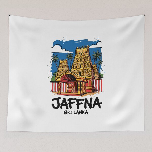 Item preview, Jaffna Hindu Temple Sri Lanka Golden Art designed and sold by Merch by Das Design Studio.