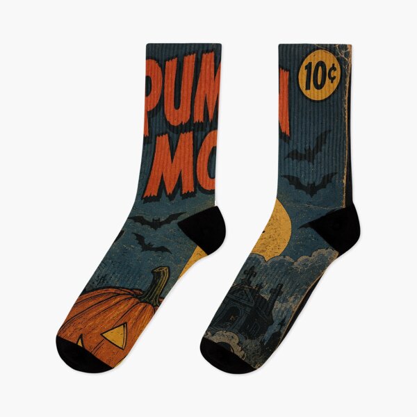 Item preview, Classic Halloween Comic Book Cover Art: Pumpkin Moon Magic designed and sold by bapupa.