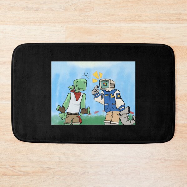 Item preview, Adventurous Robot and Turtle Friendship designed and sold by Catsi-Nook-Art.