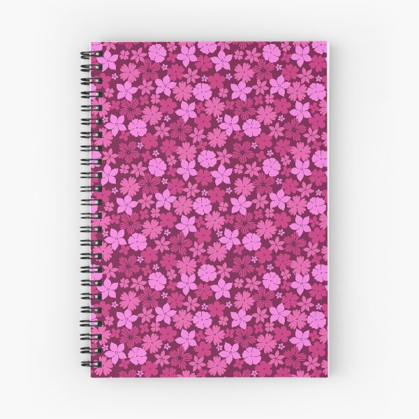 Item preview, pink  blossom flowers on magenta background designed and sold by burbura.