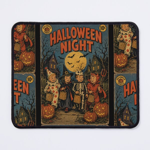 Item preview, Classic Halloween Comic Book Cover Art: Trick-or-Treat Night designed and sold by bapupa.