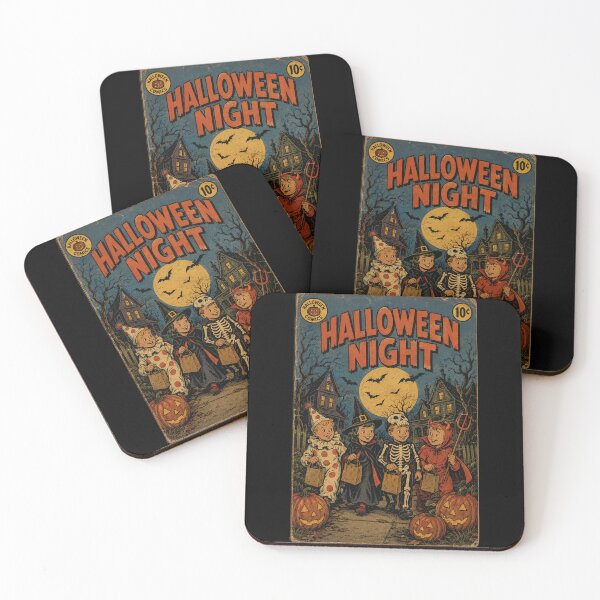 Item preview, Classic Halloween Comic Book Cover Art: Trick-or-Treat Night designed and sold by bapupa.