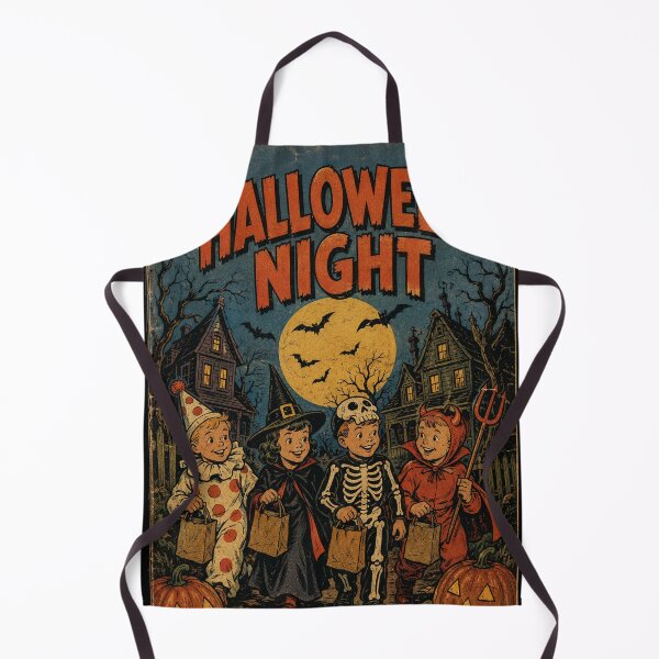 Item preview, Classic Halloween Comic Book Cover Art: Trick-or-Treat Night designed and sold by bapupa.