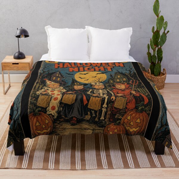 Item preview, Classic Halloween Comic Book Cover Art: Trick-or-Treat Night designed and sold by bapupa.