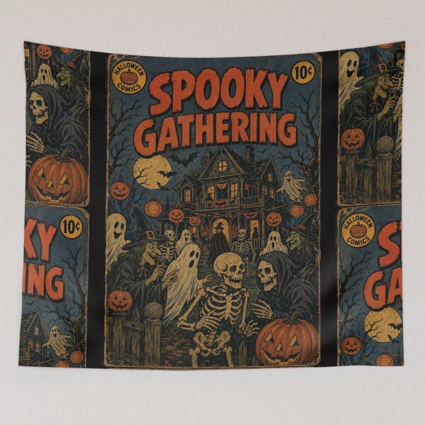 Item preview, Classic Halloween Comic Book Cover Art: Haunted House Party designed and sold by bapupa.