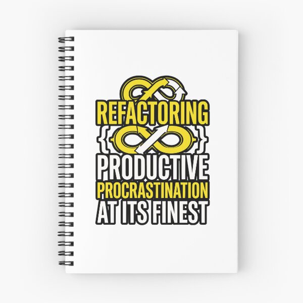 Item preview, Refactoring Productive Procrastination Funny Gift designed and sold by Ixnor.