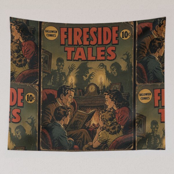 Item preview, Halloween Comic Book Cover Art: Ghost Stories by Candlelight designed and sold by bapupa.