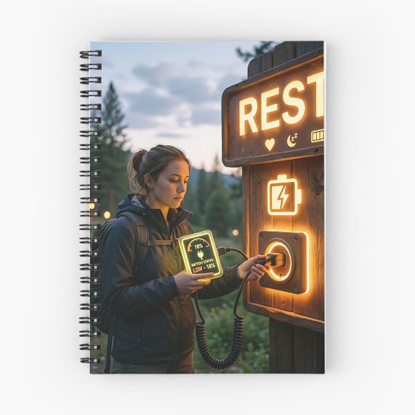 Item preview, Traveler Recharging Low Battery Rest Station Twilight designed and sold by Michaelragheb.