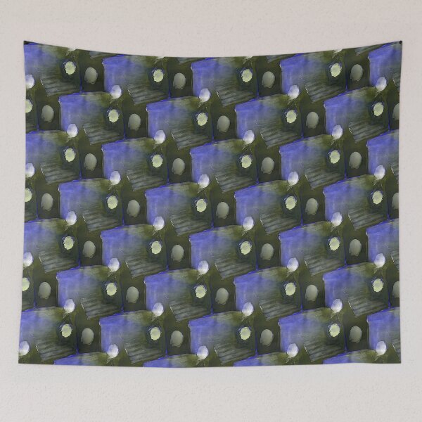 Item preview, Square and Dot Abstract in Purple and Green designed and sold by Artistestella.