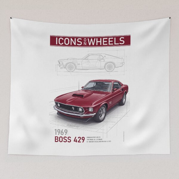 Item preview, 1969 Mustang Boss 429 designed and sold by Theodor Decker.