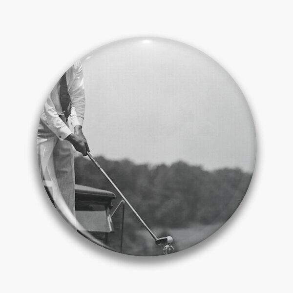 Item preview, Vintage Golfer Teeing Off on Top of a Car designed and sold by ColemanOlmos.
