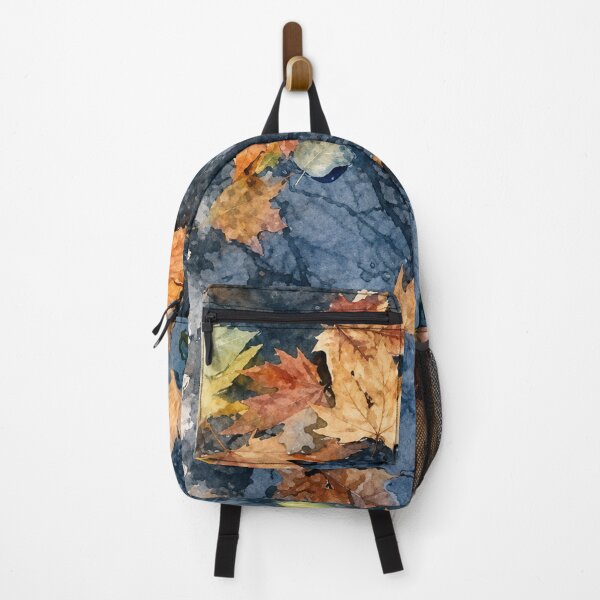 Item preview, Autumn Leaves On Water Watercolor designed and sold by SlavaArt.