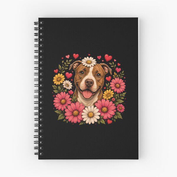 Item preview, Cool Pitbull Flowers designed and sold by Animavera.
