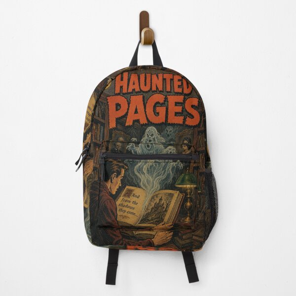 Item preview, Halloween Comic Book Cover Art: Haunted Library Ghost Stories designed and sold by bapupa.