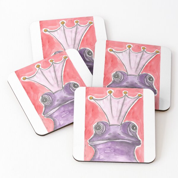 Item preview, The Frog Prince, Orange, Charcoal & Watercolour designed and sold by Anke‘s Bazaar.