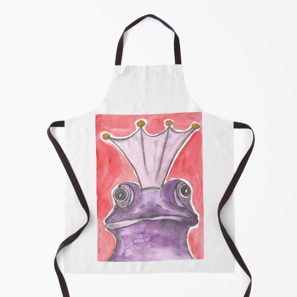 Item preview, The Frog Prince, Orange, Charcoal & Watercolour designed and sold by Anke‘s Bazaar.