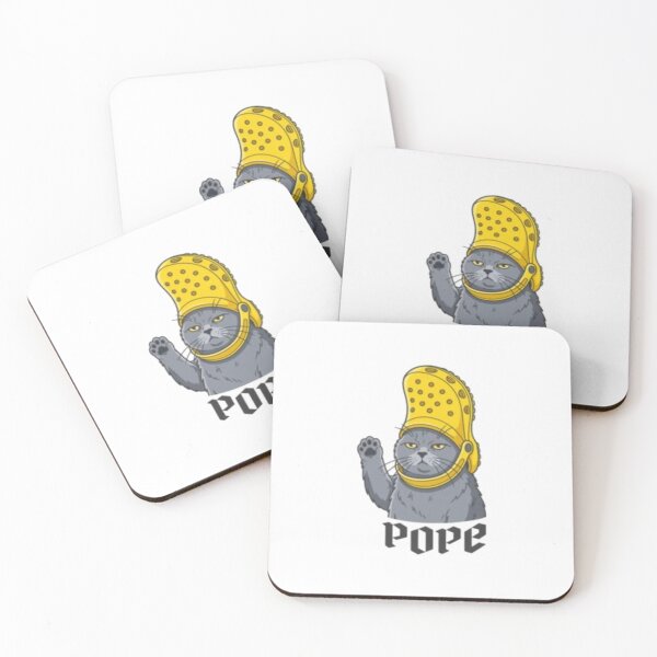 Item preview, Pope Cat designed and sold by Roninthecat.