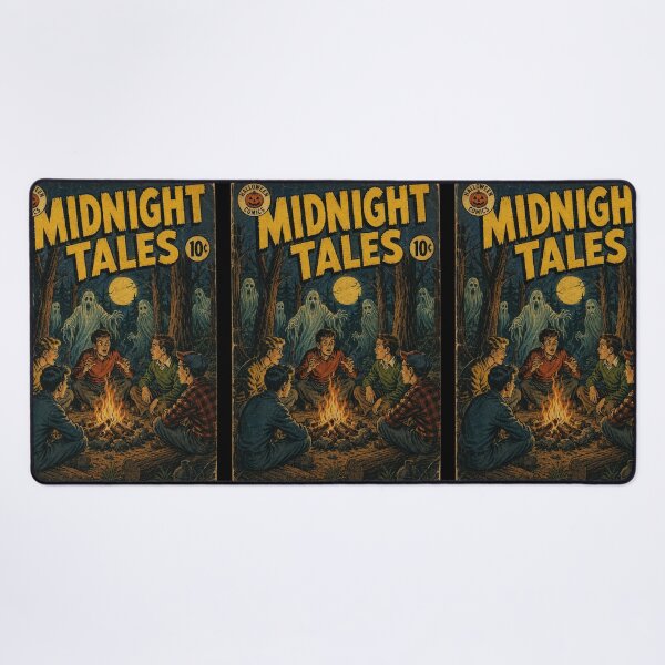 Item preview, Halloween Comic Book Cover Art: Midnight Campfire Ghost Stories designed and sold by bapupa.