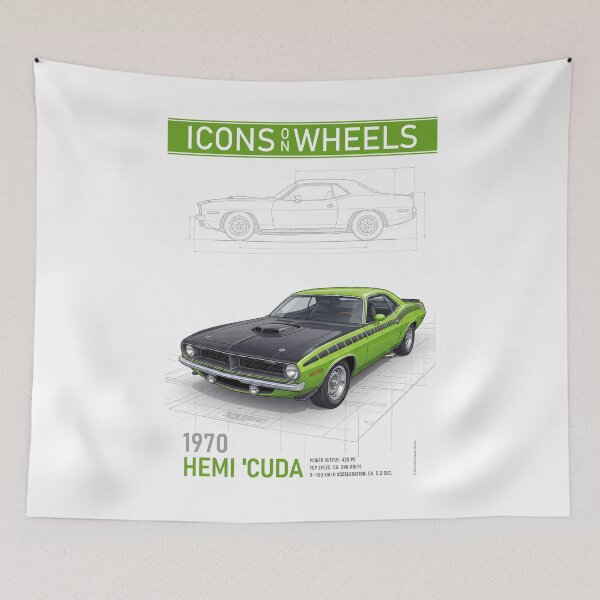 Item preview, 1970 Hemi 'Cuda designed and sold by Theodor Decker.