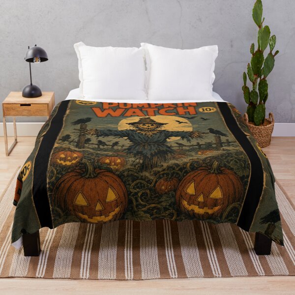 Item preview, Halloween Comic Book Cover Art: Pumpkin Patch Watch designed and sold by bapupa.