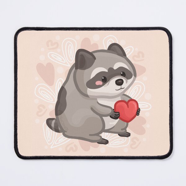 Item preview, Jimothy Raccoon Holding Heart designed and sold by Khotekmei.